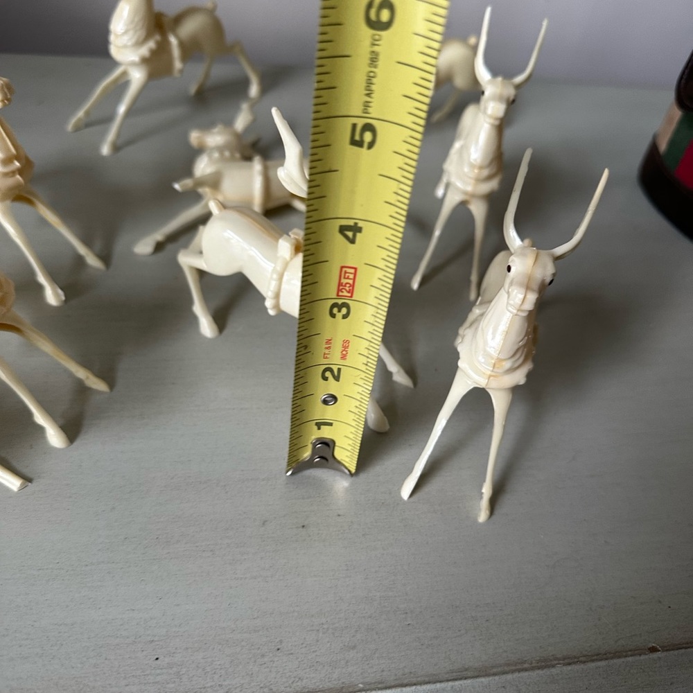 Vintage Rosbro ? Reindeer lot Rudolph - Picture 11 of 14